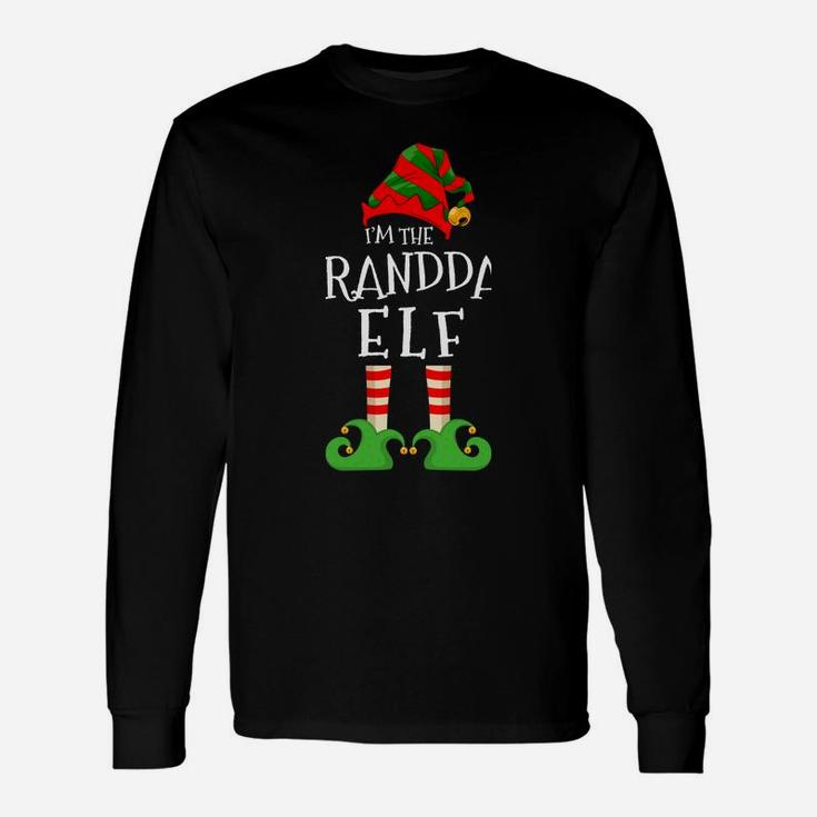I'm The Granddad Elf Funny Matching Christmas Pajama Costume Sweatshirt Unisex Long Sleeve