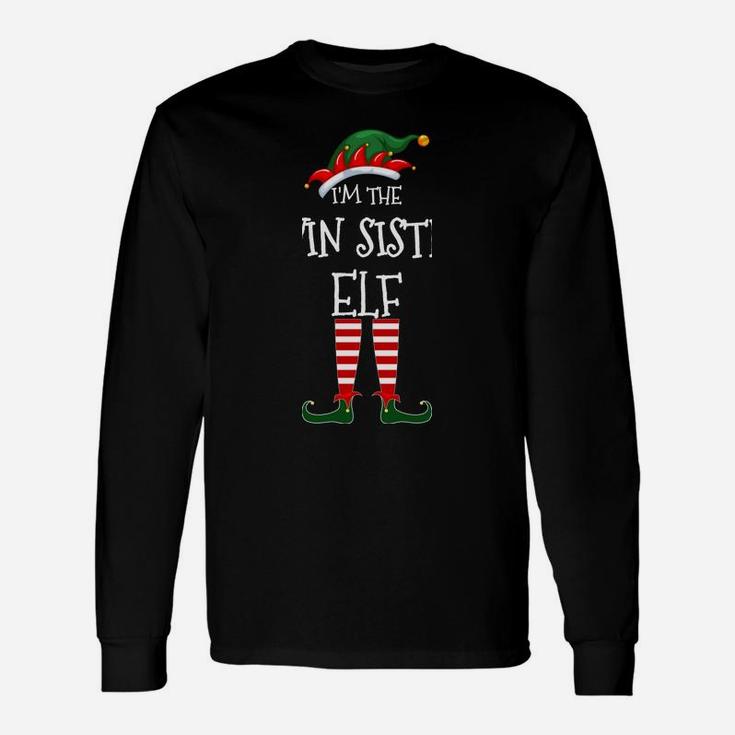 I'm The Twin Sister Elf Matching Family Unique Group Xmas Unisex Long Sleeve