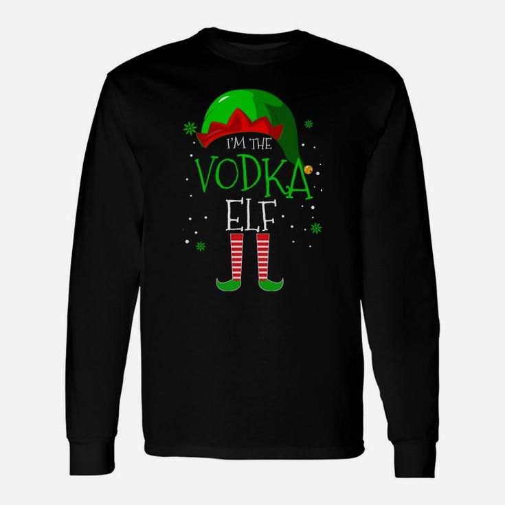 I'm The Vodka Elf Family Matching Costume Christmas Gift Unisex Long Sleeve
