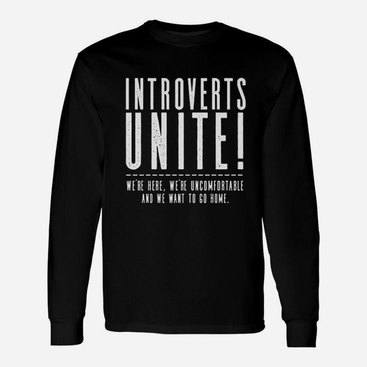 Introverts Unite Unisex Long Sleeve