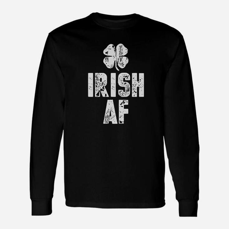 Irish Af For Men St Patrick Day Clover Gifts Unisex Long Sleeve