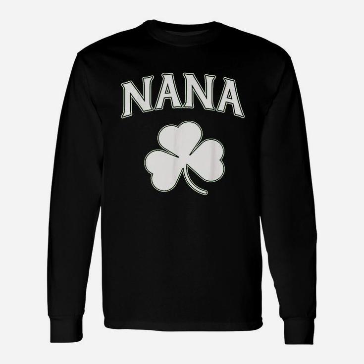 Irish Nana Shamrock St Patricks Day Unisex Long Sleeve