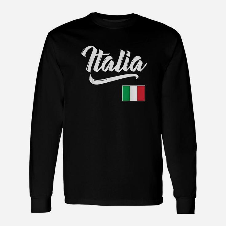 Italia Italian Flag Italy Italiano Heritage Gift Unisex Long Sleeve