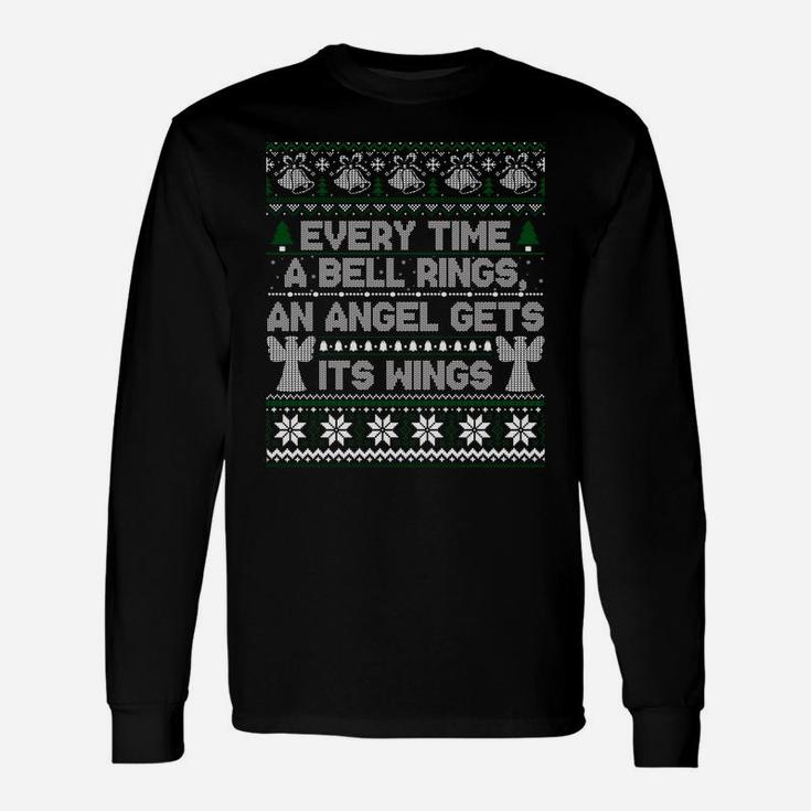 It's A Wonderful Life Every Time A Bell Rings Ugly Sweater Sweatshirt Unisex Long Sleeve