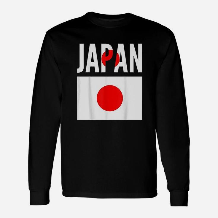 Japanese Gift  Japan Country Flag Unisex Long Sleeve
