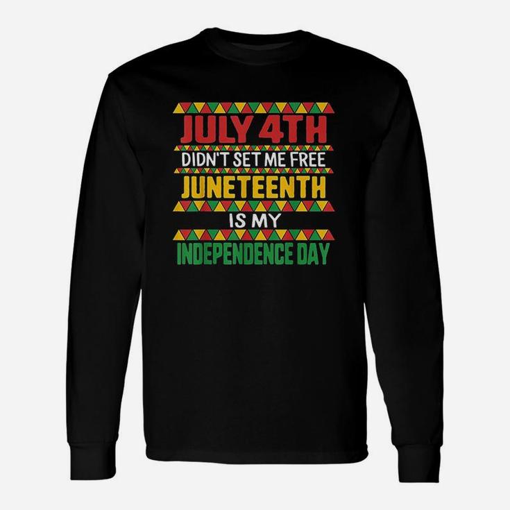 Juneteenth Day Ancestors Free 1776 July 4Th Black African Unisex Long Sleeve