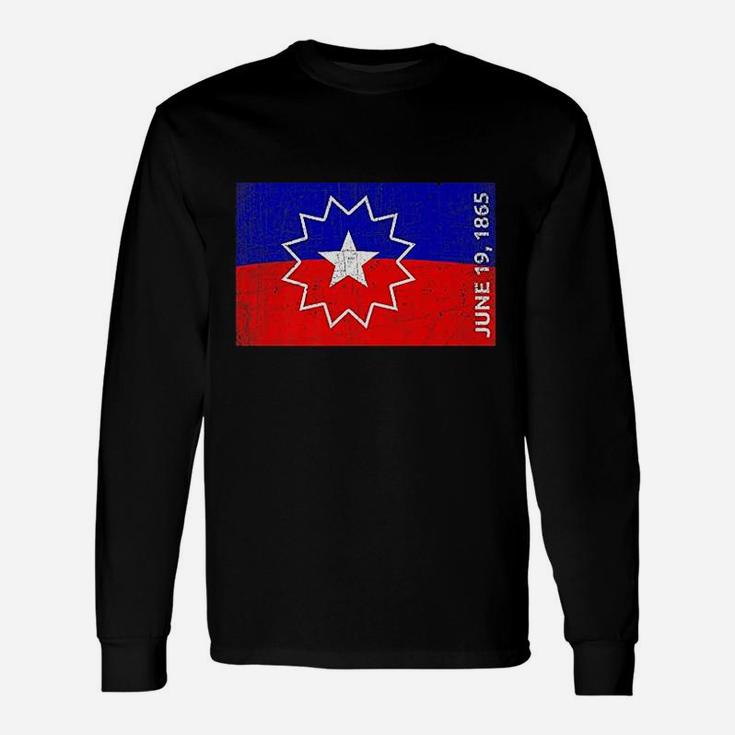 Juneteenth Freedom Day Flag Black History Remembrance Unisex Long Sleeve