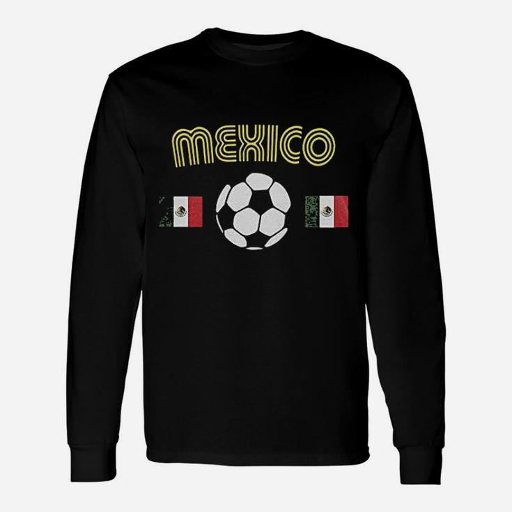 Junior Mexico Soccer Love Mexican Futbol Football Unisex Long Sleeve
