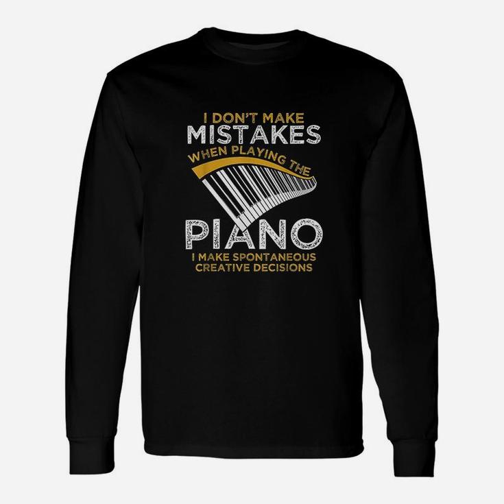 Keyboard Pianist Gifts Music Musician Piano Unisex Long Sleeve