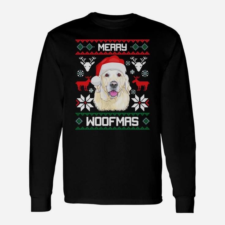 Labrador Retriever Merry Woofmas Gift For Christmas Xmas Sweatshirt Unisex Long Sleeve
