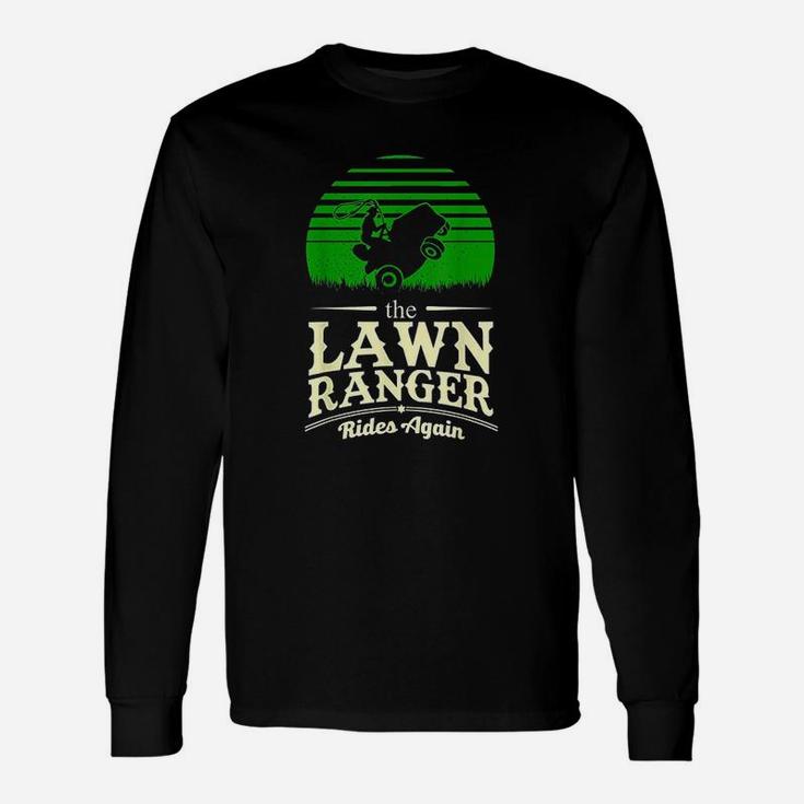 Lawn Ranger Grass Lawn Mower Cut Man Landscaper Unisex Long Sleeve
