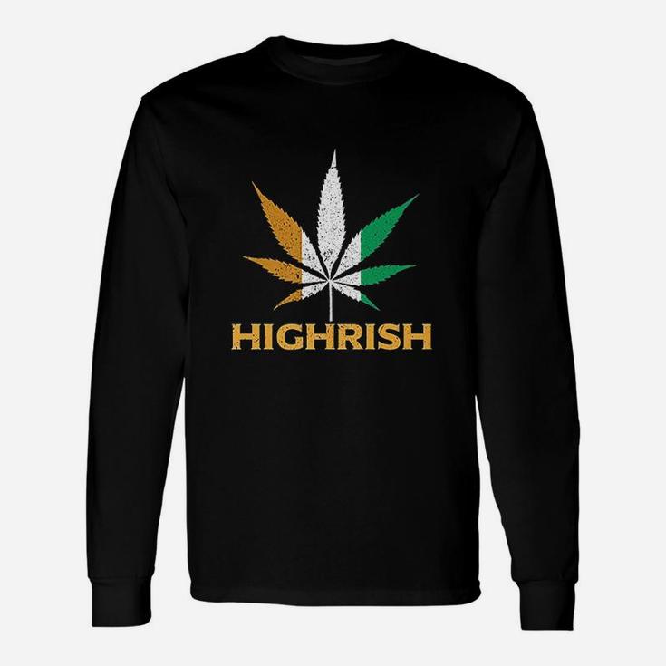 Leaf St Pattys Day Cool Stoner Long Sleeve T-Shirt