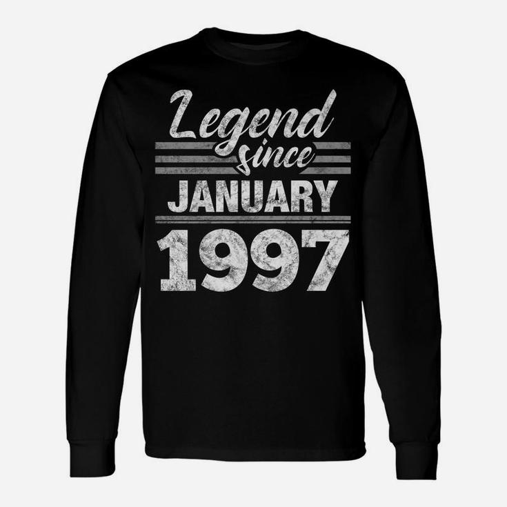 Legend Since January 1997 - 23Rd Birthday 23 Year Old Gift Unisex Long Sleeve