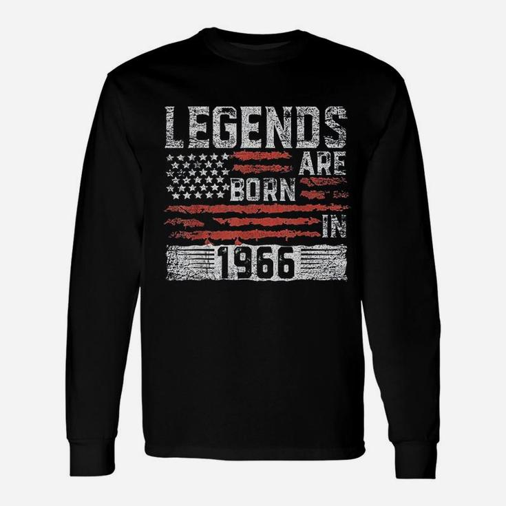 Legends Born In 1966  55Th Birthday Unisex Long Sleeve