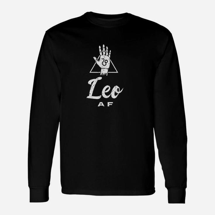 Leo Af  Leo Birthday Gift Leo Astrology N Zodiac Sign Unisex Long Sleeve