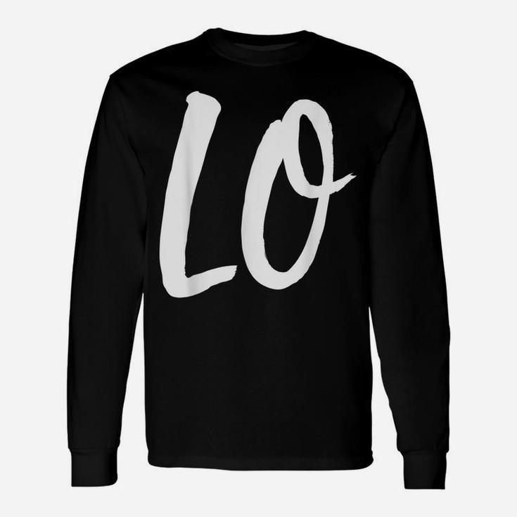 Lo Ve Love Matching Couple Husband Wife Valentine's Day Gift Unisex Long Sleeve