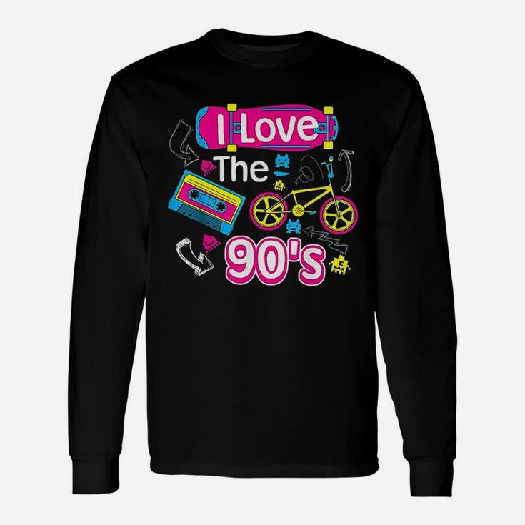 I Love The 90s Cute Fancy Millennials Long Sleeve T-Shirt