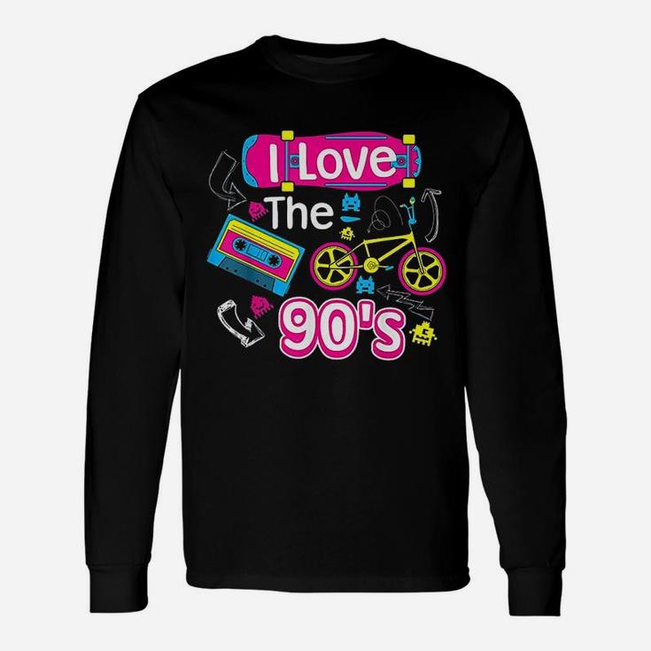 I Love The 90's Cute Fancy Millennials Long Sleeve T-Shirt