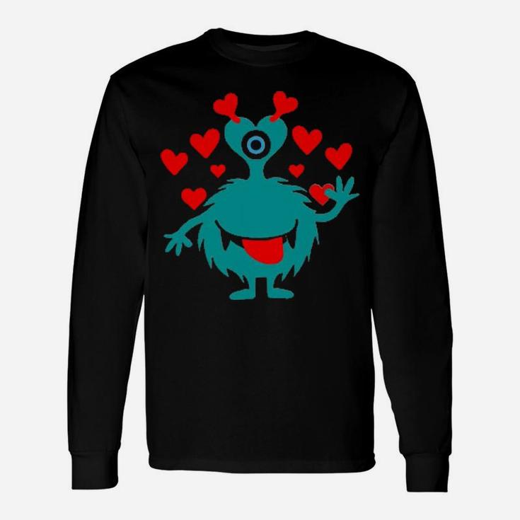 Love Monster Valentine Long Sleeve T-Shirt