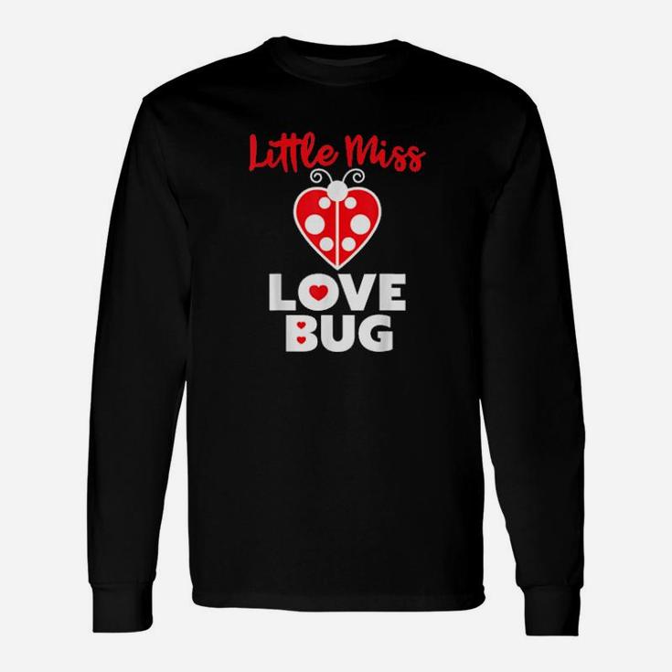 Love Valentine's Day Party Matching Cute Bug Heart Ladybug Long Sleeve T-Shirt
