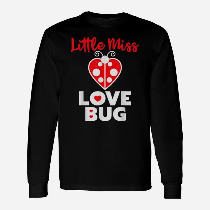 Love Valentines Day Party Matching Cute Bug Heart Ladybug Long Sleeve T-Shirt