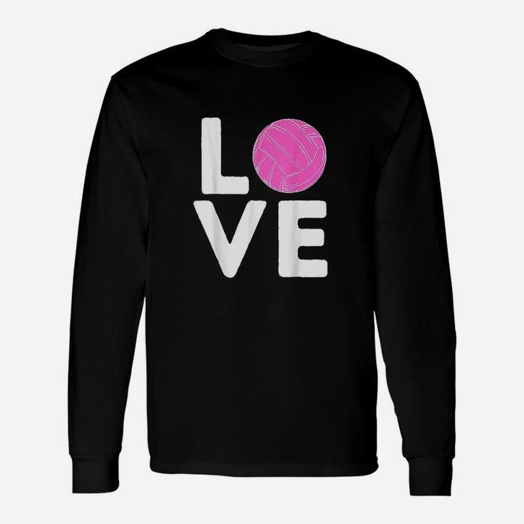 Love Volleyball Lover  Volleyball Player Gift Unisex Long Sleeve