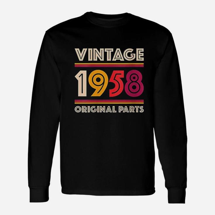 Made In 1958 Years Old Gift Vintage 61St Birthday Unisex Long Sleeve
