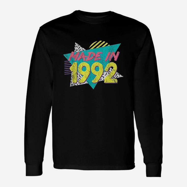 Made In 1992 Retro Vintage 29Th Birthday Gift Unisex Long Sleeve