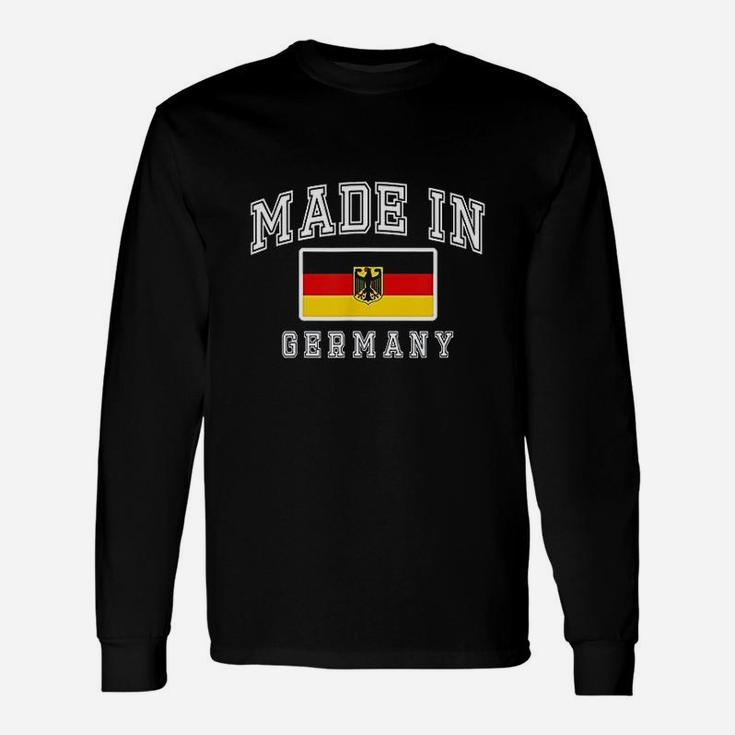 Made In Germany German Flag Deutschland Unisex Long Sleeve