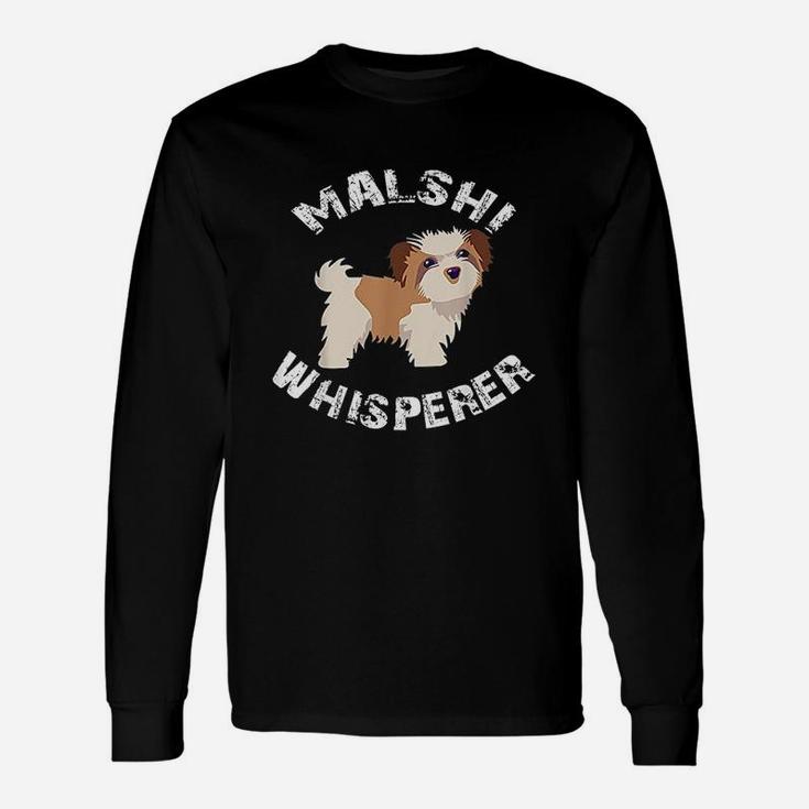 Malshi Whisperer Puppy Dog Unisex Long Sleeve