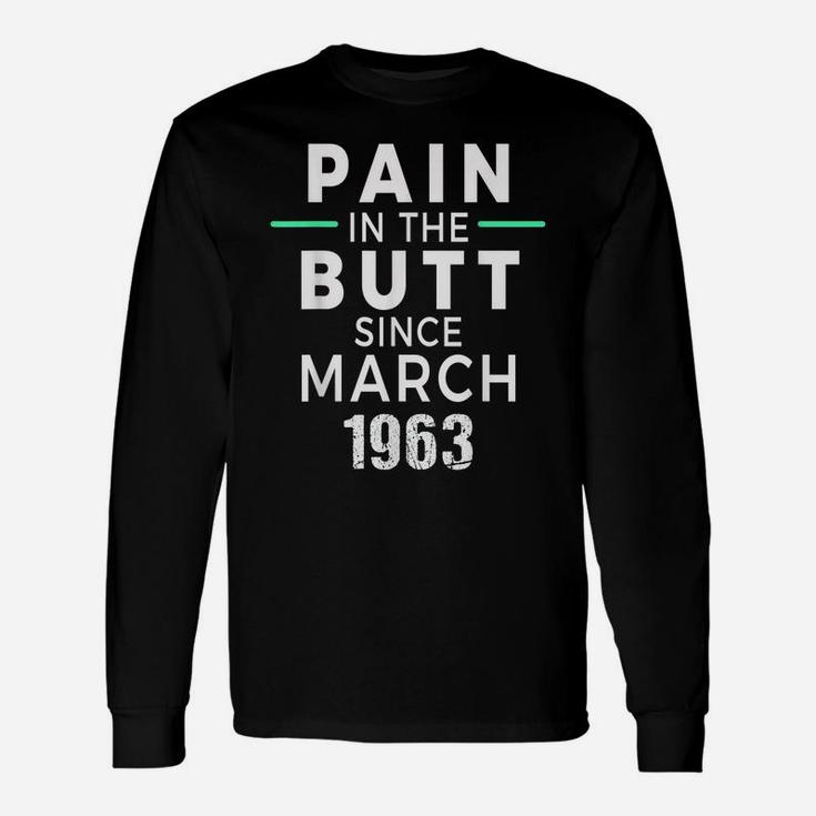 March 1963 Shirt - Funny 55Th Birthday T-Shirt Gag Gift Unisex Long Sleeve