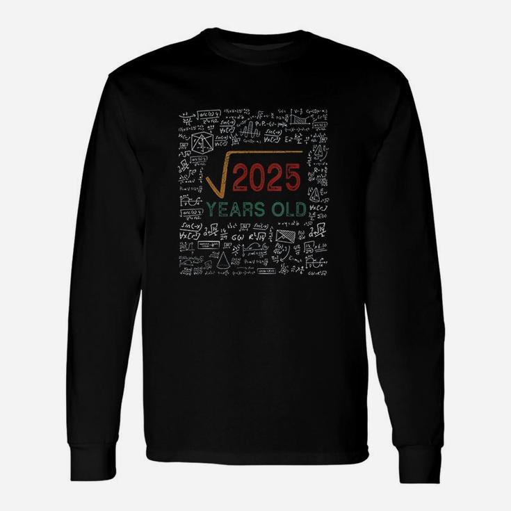 Math Square Root Of 2025 Vintage Unisex Long Sleeve