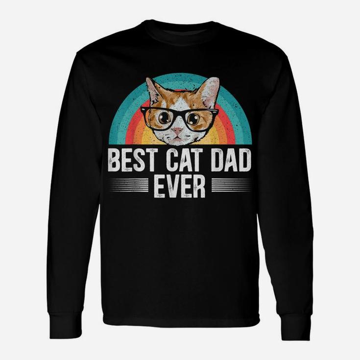 Mens Best Cad Dad Ever For A Cat Daddy Cat Lovers Unisex Long Sleeve