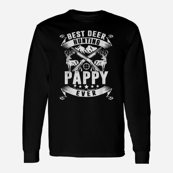 Mens Best Deer Hunting Pappy Ever  Buck Fathers Day Gift Unisex Long Sleeve