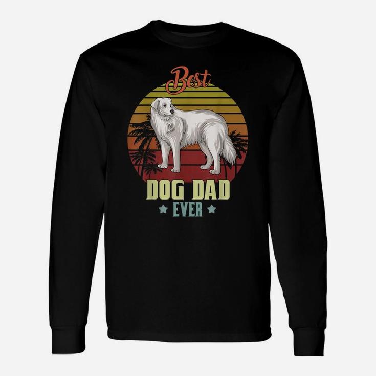 Mens Best Kuvasz Dad Ever Daddy Dog Lover Owner Funny Unisex Long Sleeve