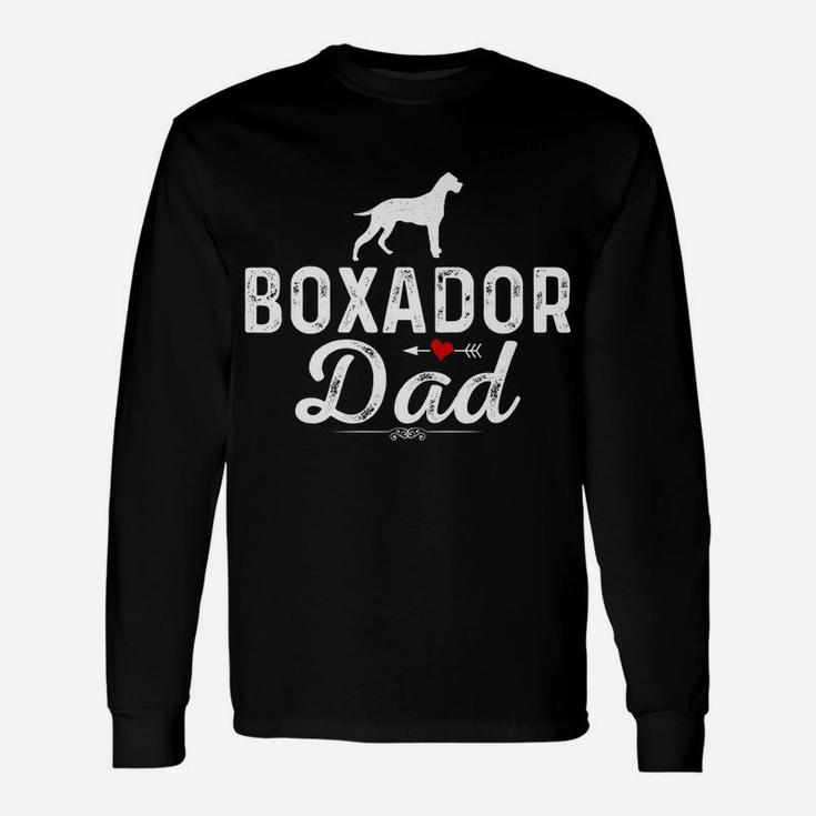 Mens Boxador Dad Funny Dog Dad Best Pet Owner Boxador Daddy Unisex Long Sleeve