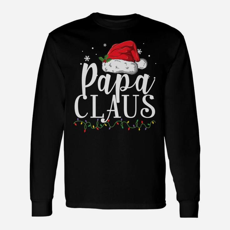 Mens Funny Papa Claus Christmas  Pajamas Santa Gift Unisex Long Sleeve