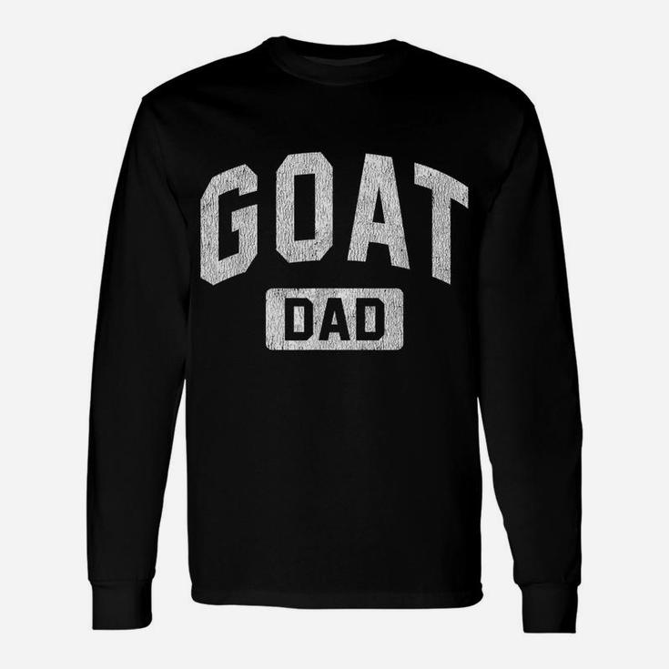 Mens Goat Dad GOAT Gym Workout Father's Day Gift Unisex Long Sleeve