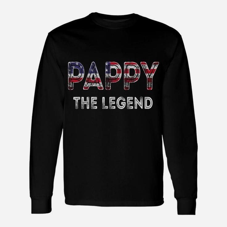 Mens Pappy - Patriotic Grandpa Fathers Day 4Th Of July Gift Idea Unisex Long Sleeve