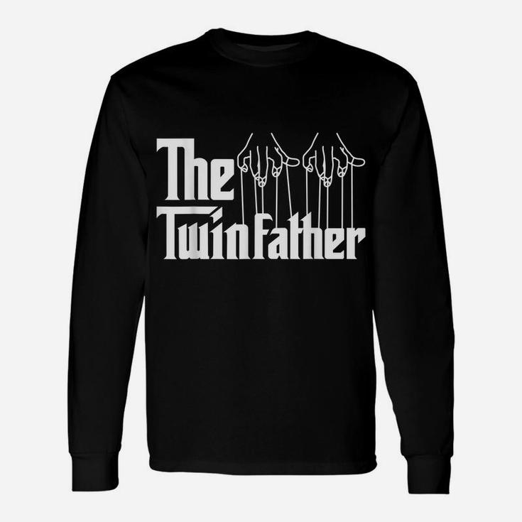 Mens The Twinfather Funny Father Of Twins Twin Daddy Parent Unisex Long Sleeve