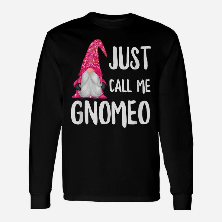 Mens Valentine Day Cute Gnomeo Lover Funny Gnome Love Gift Unisex Long Sleeve