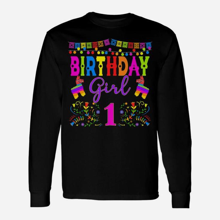 Mexican Birthday Party Matching Family Group 1St 3Rd Fiesta Unisex Long Sleeve