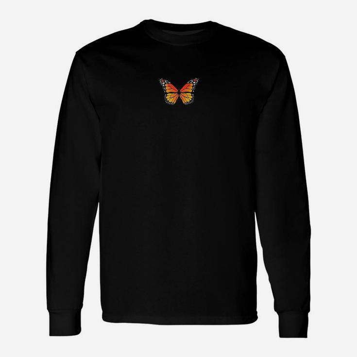 Monarch Butterfly Aesthetic Soft Grunge Milkweed Butterfly Unisex Long Sleeve