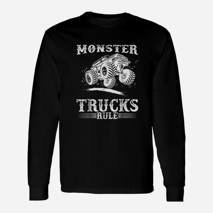 Monster Trucks Rule Unisex Long Sleeve