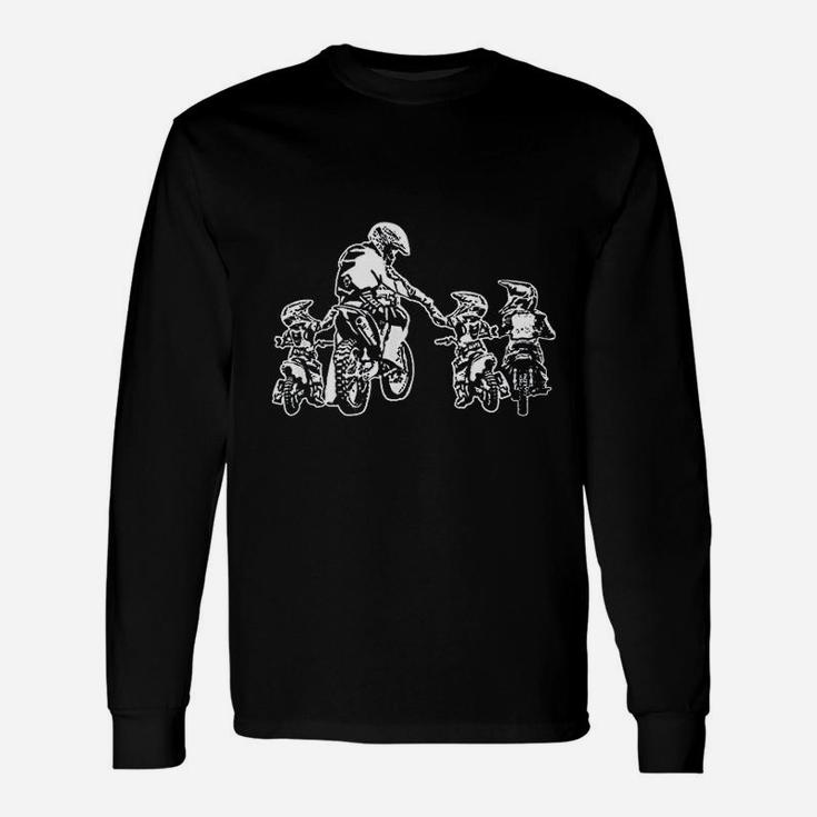 Motocross Dad And Son Unisex Long Sleeve
