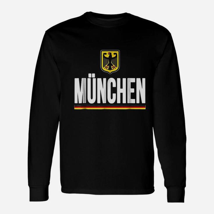 Munchen Germany German Flag Munich Tourist Unisex Long Sleeve