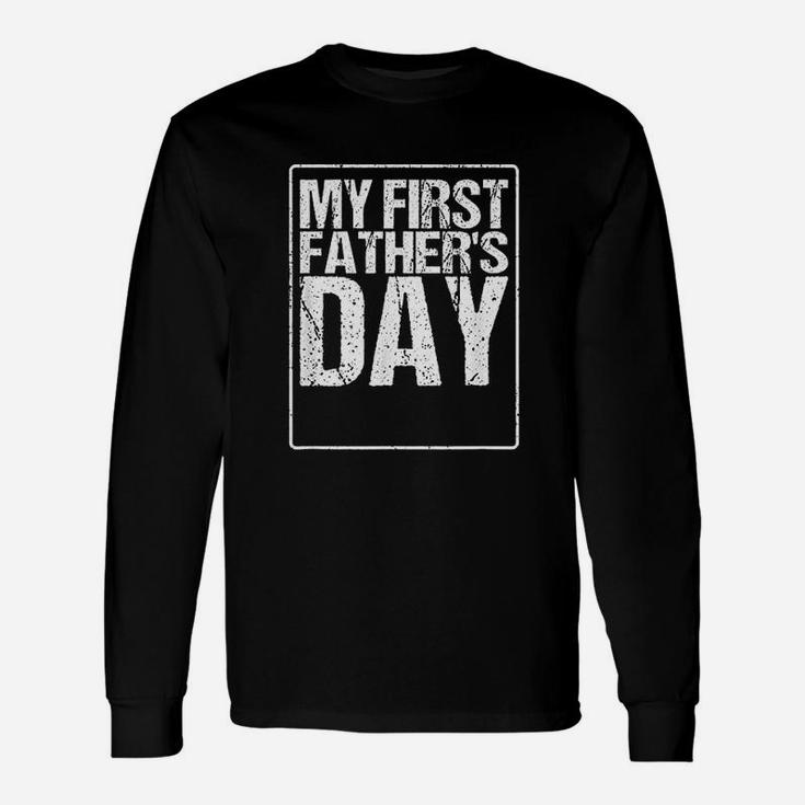 My First Fathers Day Unisex Long Sleeve
