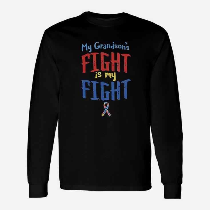 My Grandson's Fight Is My Fight Unisex Long Sleeve