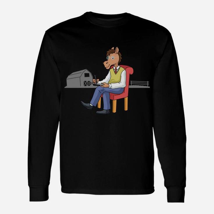 My Therapist Lives In A Barn Unisex Long Sleeve