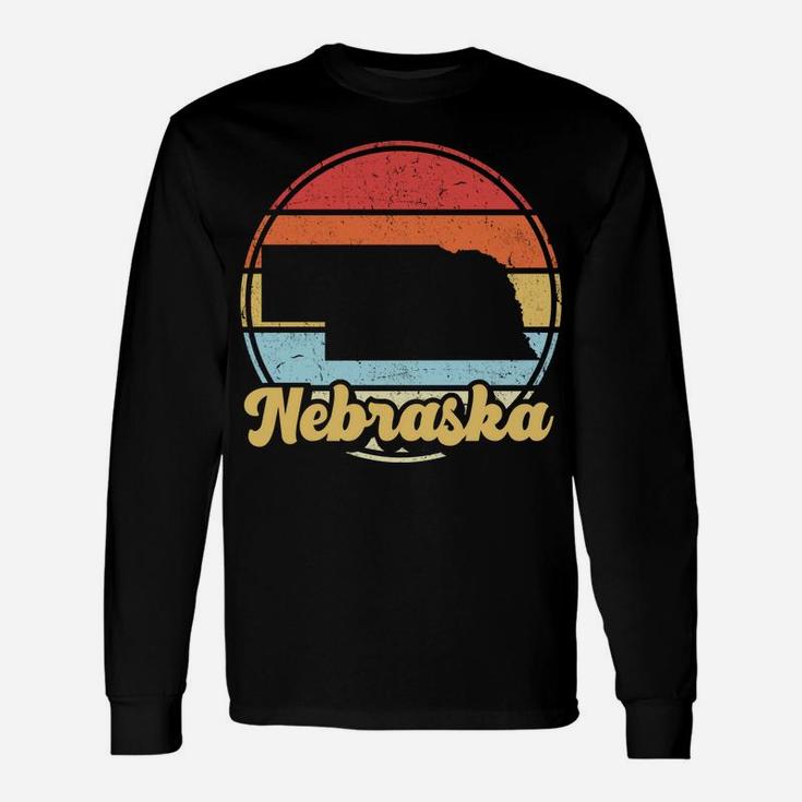 Nebraska Roots Vintage Nebraska Native Home State Pride Ne Unisex Long Sleeve
